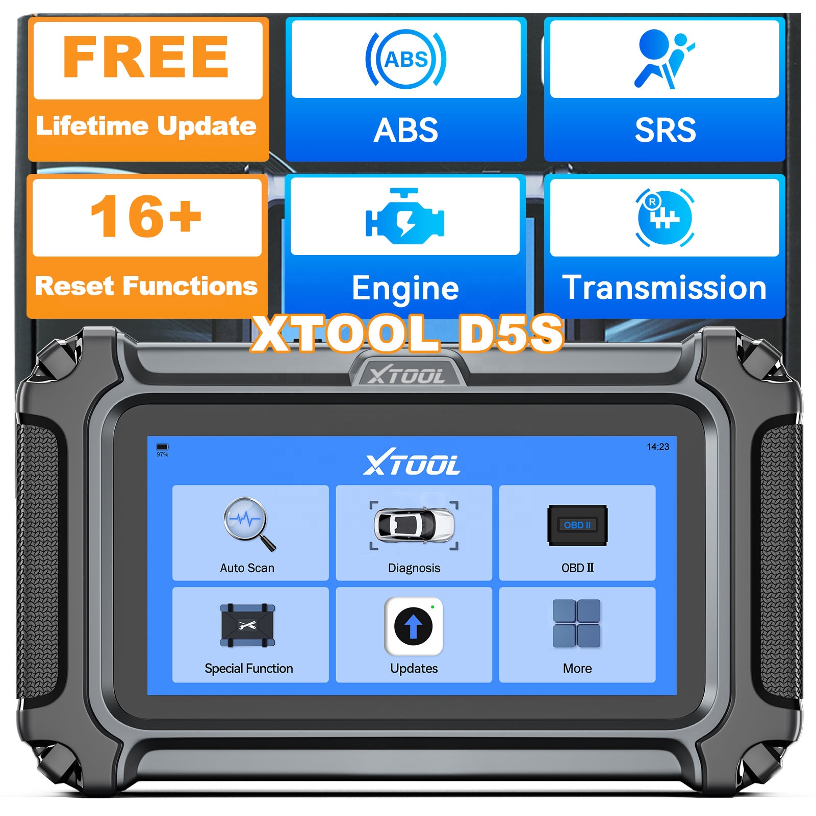 Obd2 Scanner - For D5S Obd2 Scanner 12V Lifetime