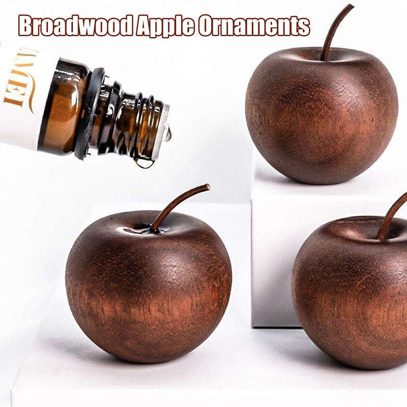 1PCS Of Wooden Apple Shaped Es - огляд і ціна Car Fragrance Diffuser
