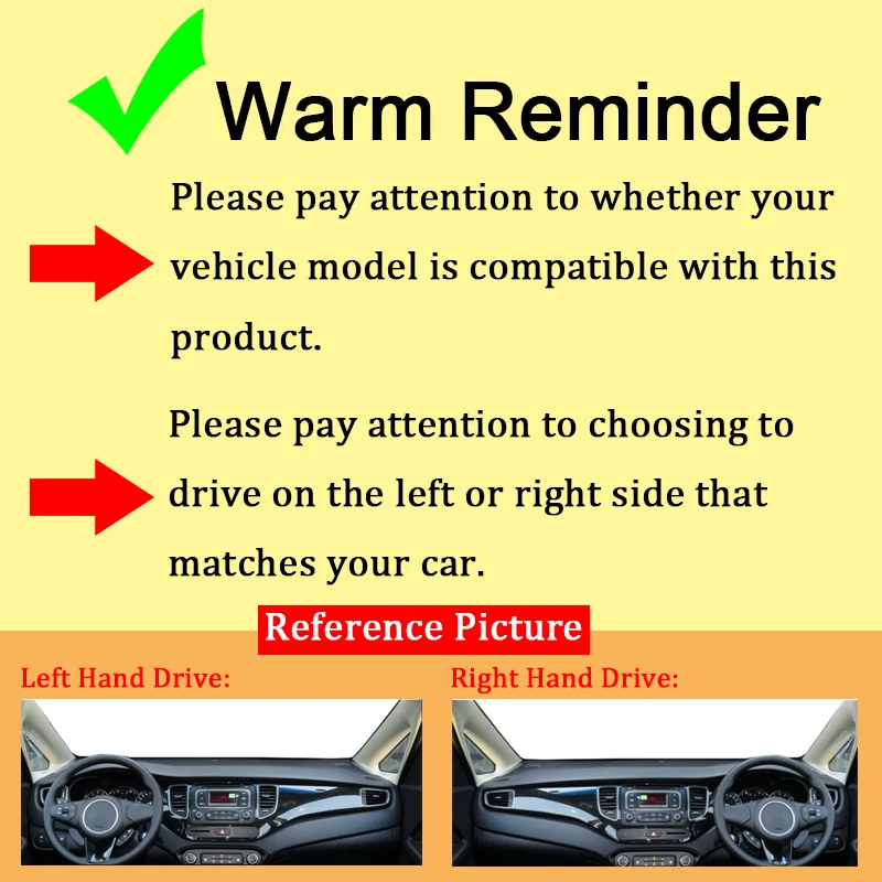 Car Dashboard Cover For Hyunda - огляд і ціна Car Anti-Slip Dashboard Mat