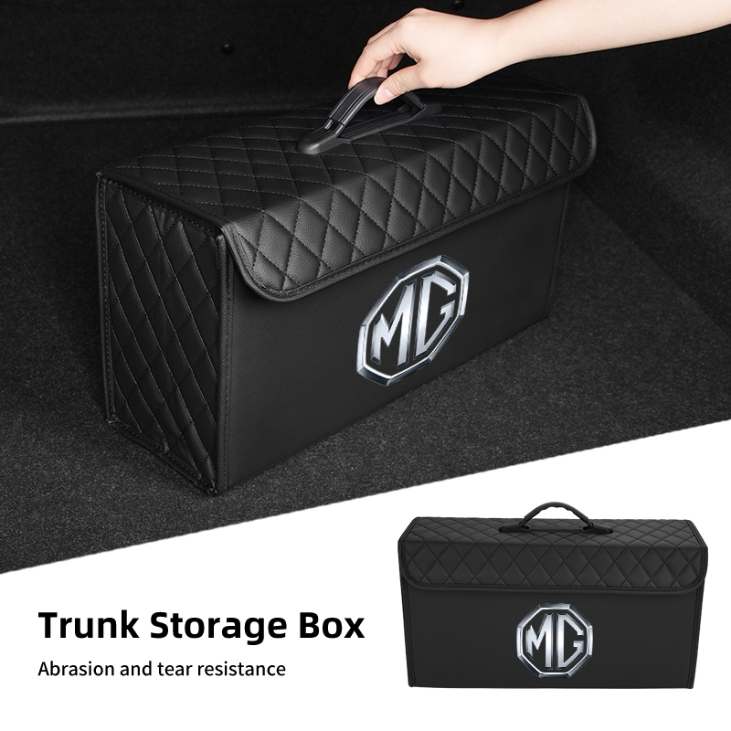 Car Trunk Storage Box Leather  - огляд і ціна Car Trunk Organizer