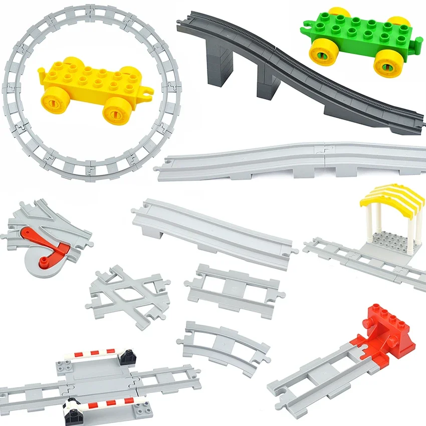 Big Size Track Railway Brick T - огляд і ціна Accessories Car Near