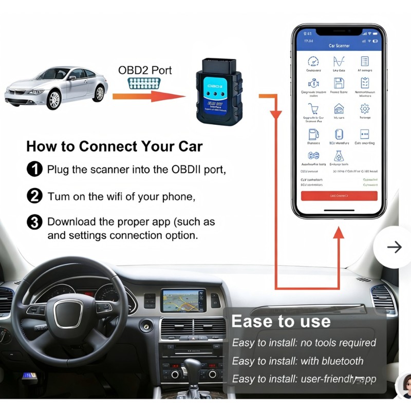Hot Selling-OBD2 ELM327 Blueto - огляд і ціна Obd2 Scanner
