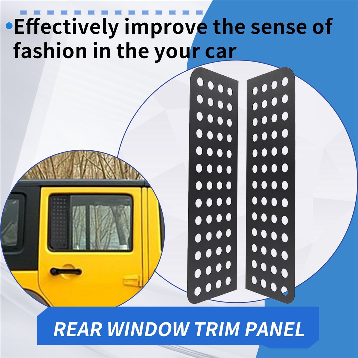 Super Sale Car Rear Door Trian - огляд і ціна Car Accessories Exterior