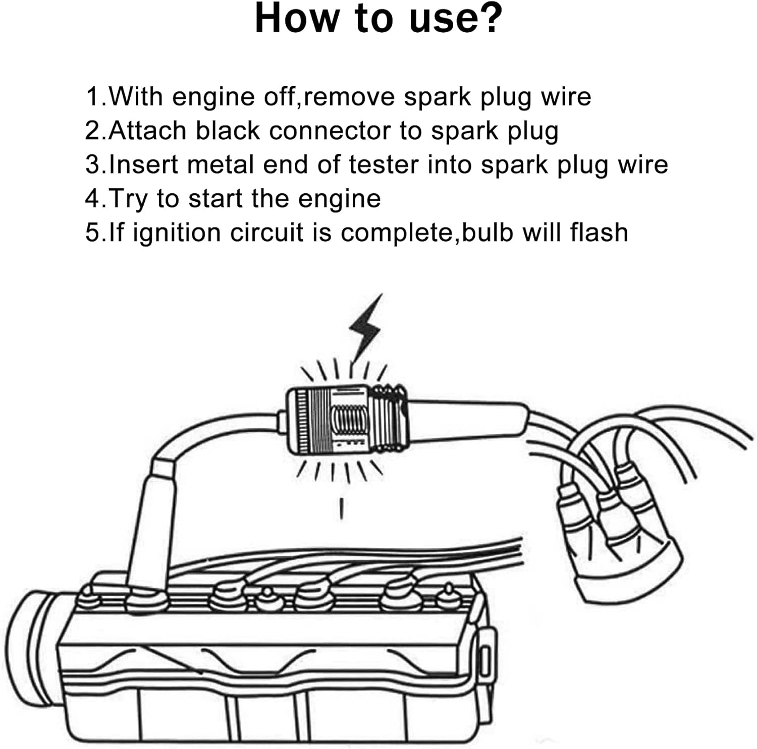 Inline Spark Plug Tester, Plug - огляд і ціна Car Accessories Exterior