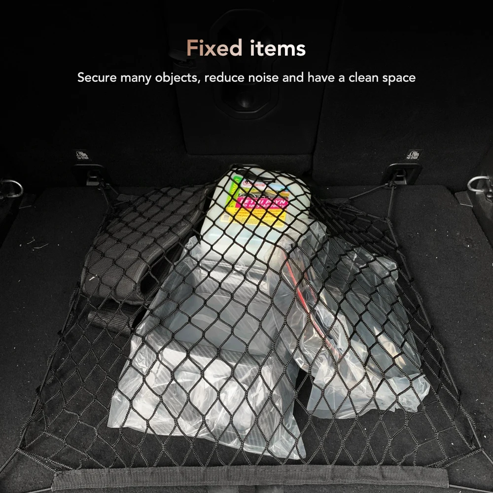 Nylon Car Rear Cargo Net - Tru - огляд і ціна Car Trunk Organizer