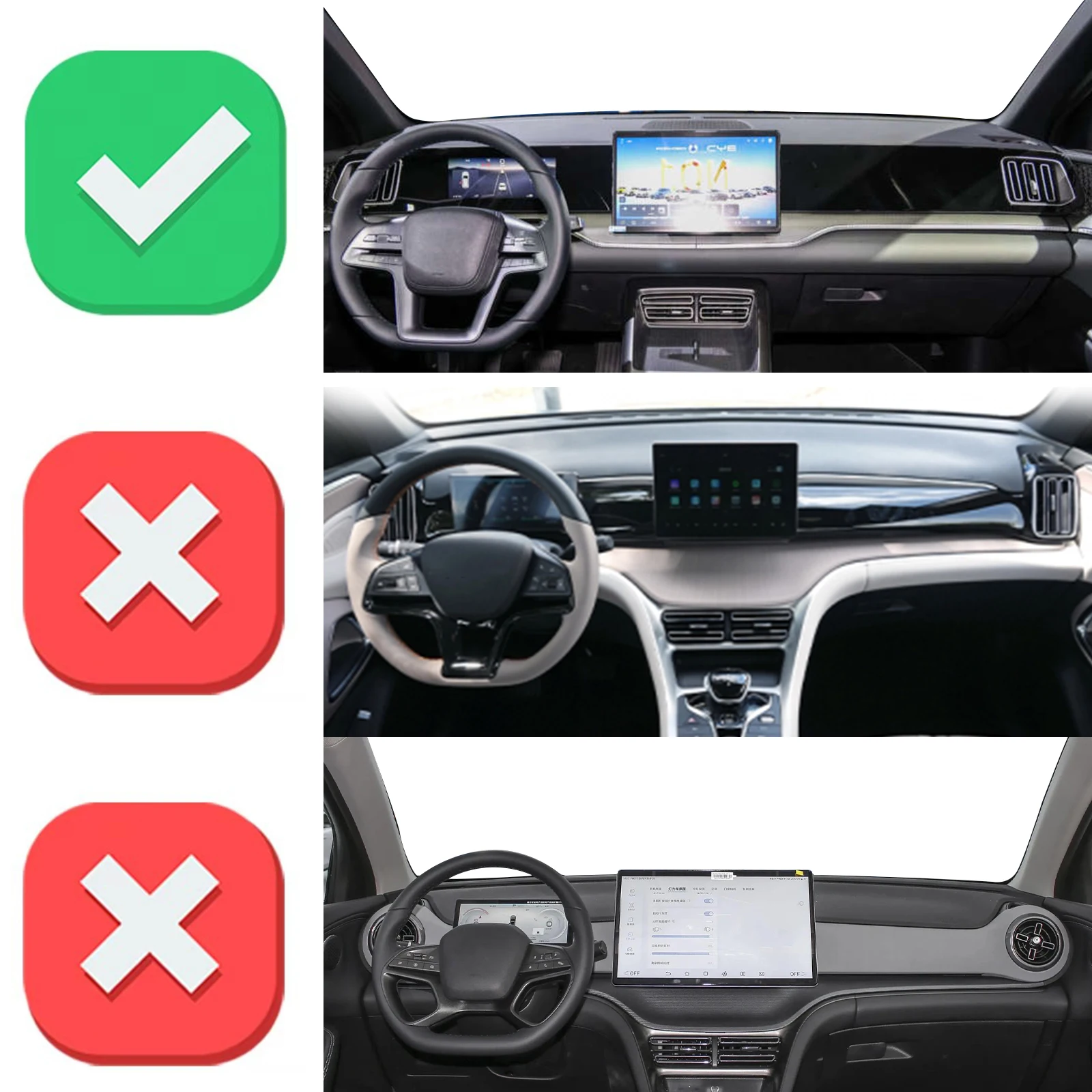 for BYD Song PRO 2025 for New  - огляд і ціна Car Anti-Slip Dashboard Mat