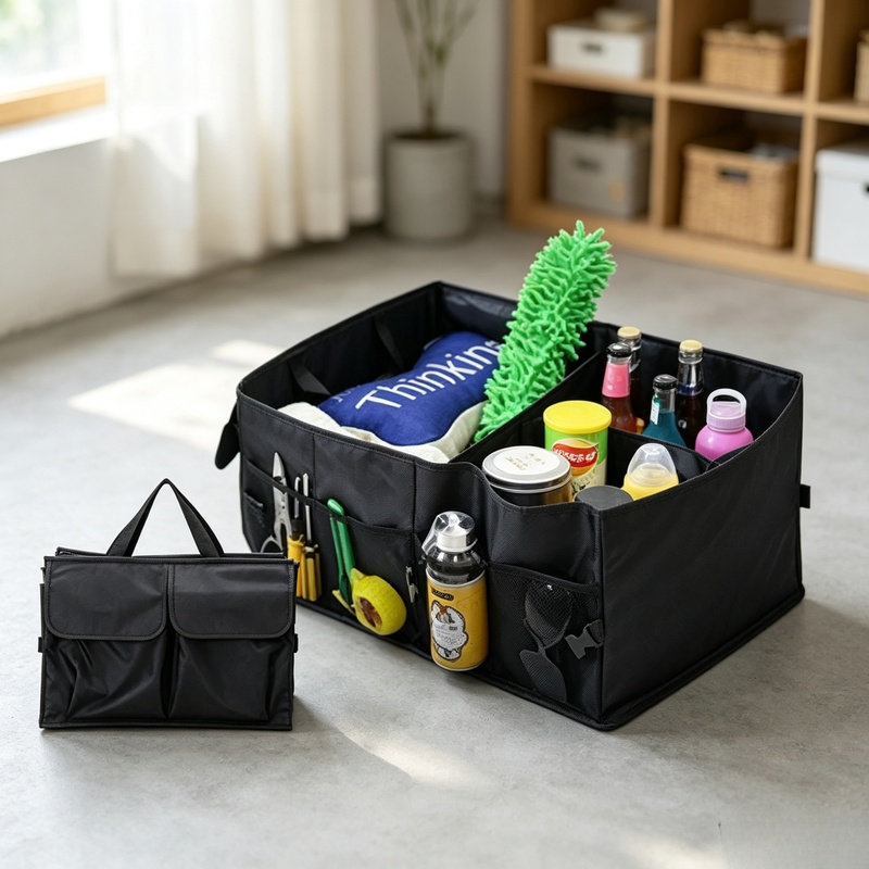 Folding Large Capacity Car Tru - огляд і ціна Car Trunk Organizer