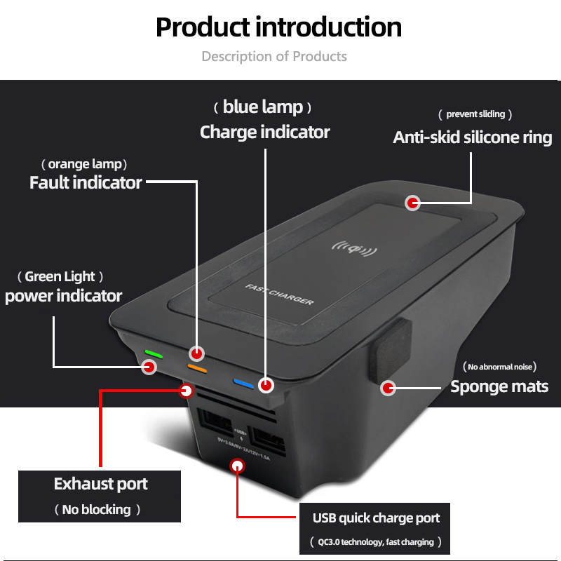 Car wireless charger For volvo - огляд і ціна Volvo Car Accessories Xc90