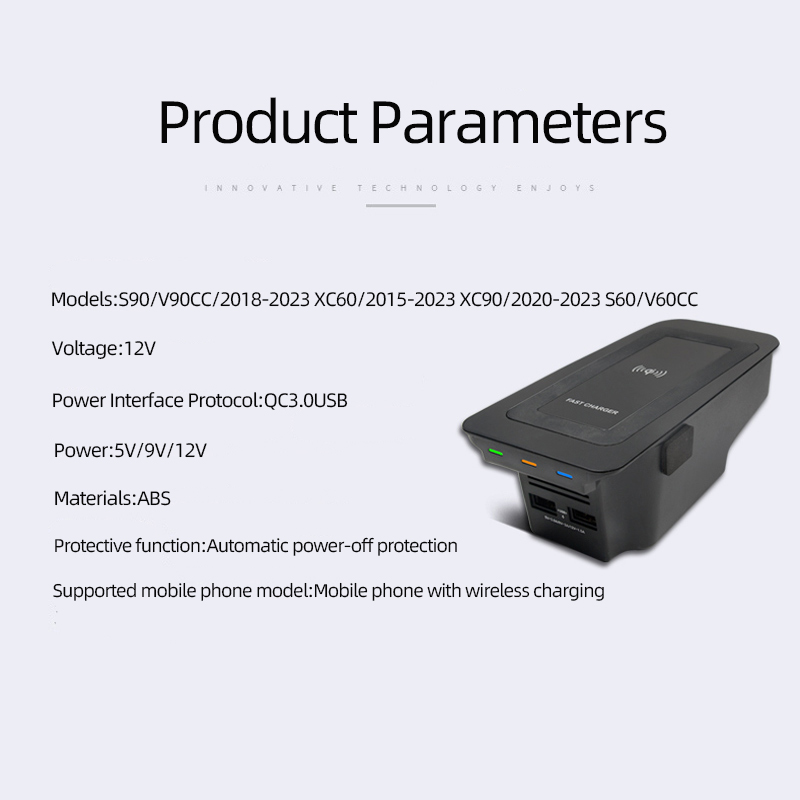 Car wireless charger For volvo - огляд і ціна Volvo Car Accessories Xc90