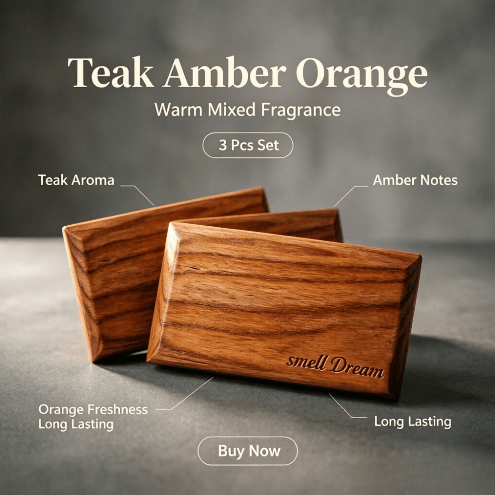 Car Air Freshener Teak Amber O - огляд і ціна Car Fragrance Diffuser